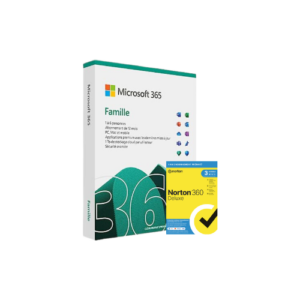 Offre groupée à prix réduit : Microsoft 365 Family+Norton Security Deluxe – Image 1